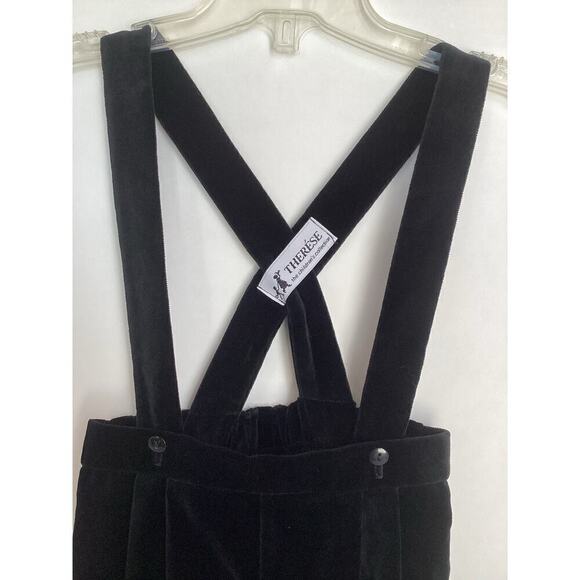 black velvet bloomer style overall/jumper knee length toddler - Picture 2 of 7